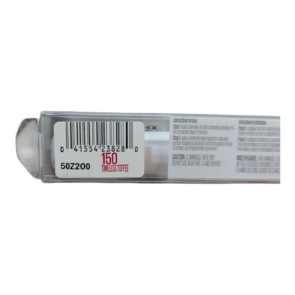 BBB. Maybelline SuperStay‎ 24 2-Step Liquid Lipstick Makeup, 150 Timeless Toffee